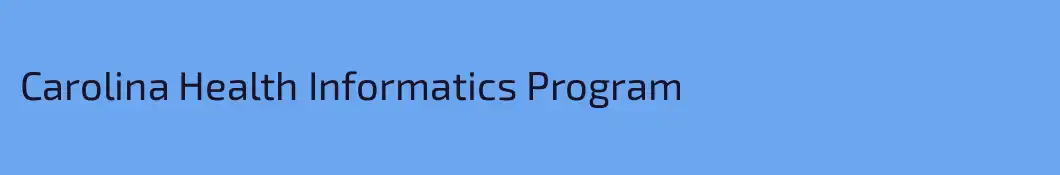 Carolina Health Informatics Program